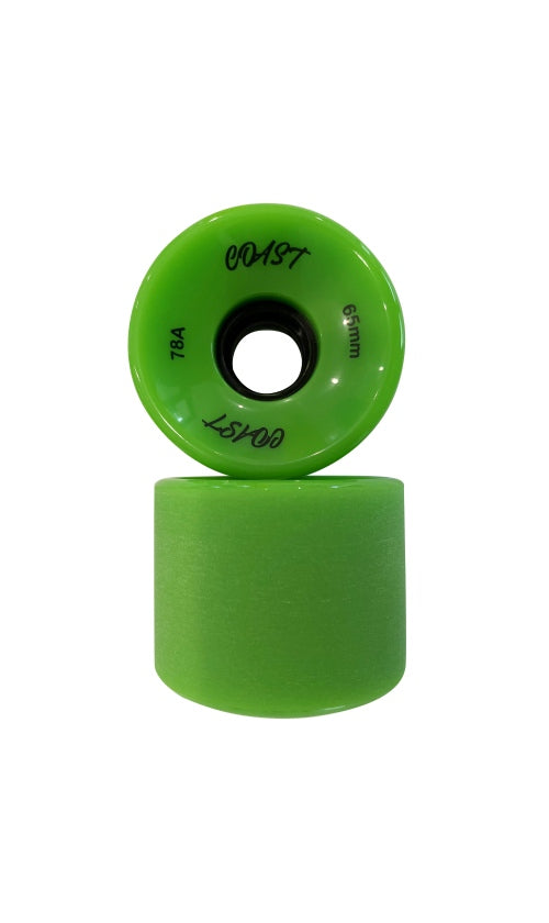 Coast Cruiser Wheels 65mm 78a Green