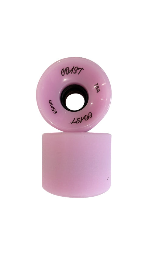 Coast Cruiser Wheels 65mm 78a Pink