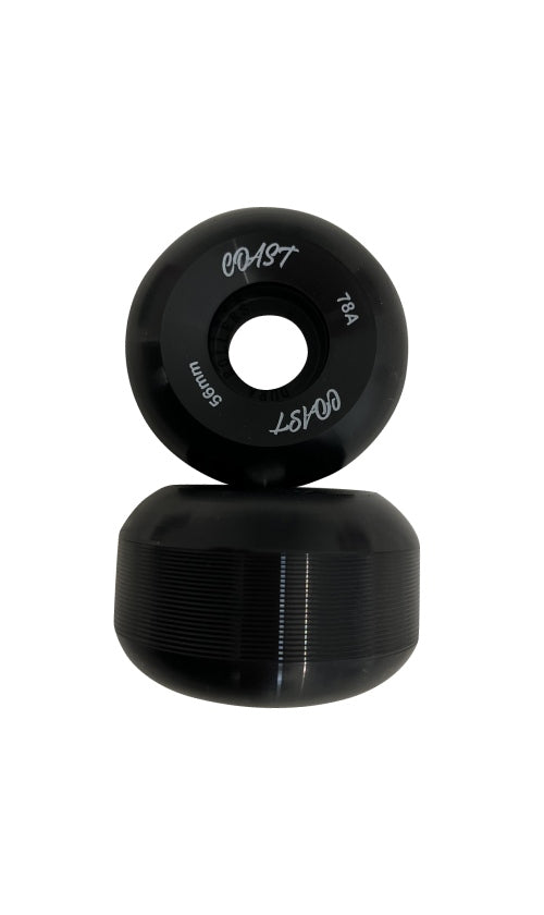 Coast Logo Wheels 56mm 78a Black