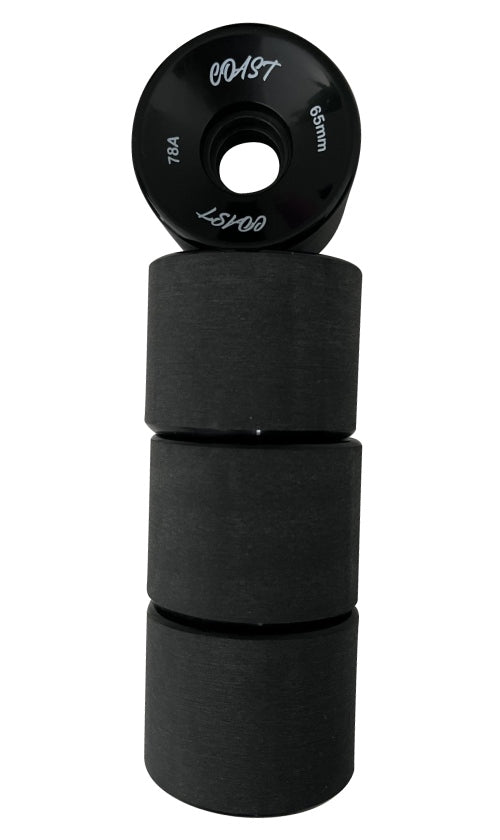 Coast Cruiser Wheels 65mm 78a Black