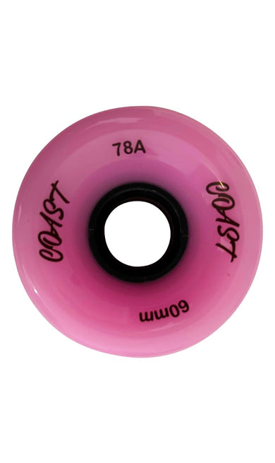 Coast Cruiser Wheels 60mm 78a Pink