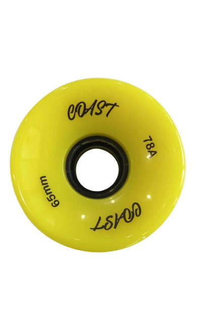 Coast Cruiser Wheels 65mm 78A Yellow