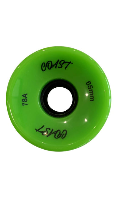 Coast Cruiser Wheels 65mm 78a Green