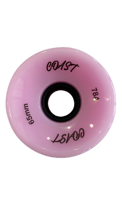 Coast Cruiser Wheels 65mm 78a Pink
