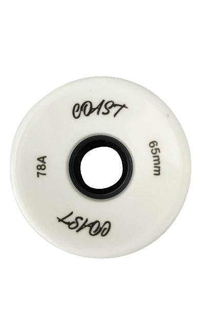 Coast Cruiser Wheels 65mm 78a White