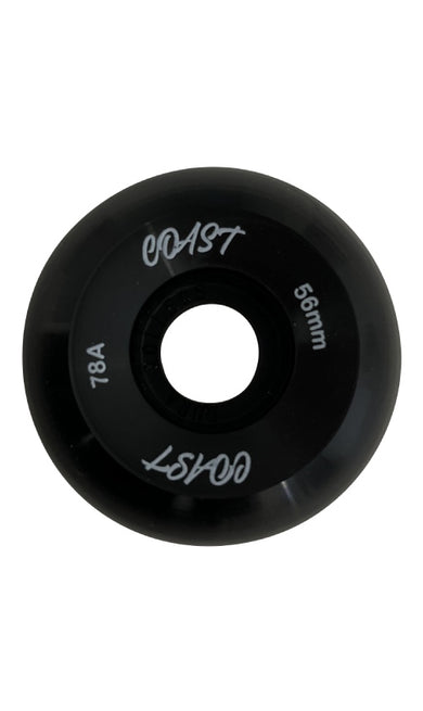 Coast Logo Wheels 56mm 78a Black