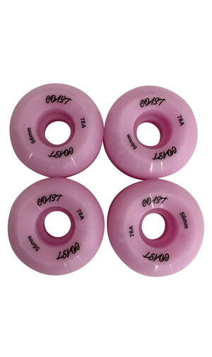 Coast Logo Wheels 56mm 78a Pink