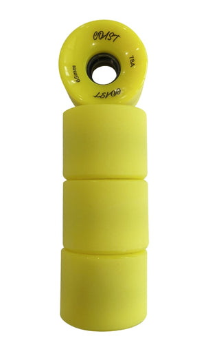 Coast Cruiser Wheels 65mm 78A Yellow