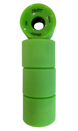 Coast Cruiser Wheels 65mm 78a Green