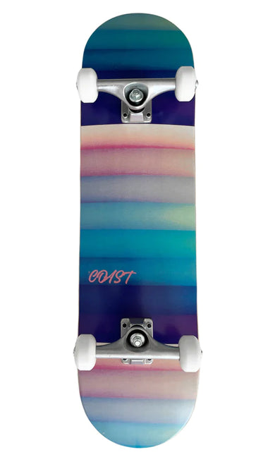 Coast Lagoon Stripes Skateboard 8.25"
