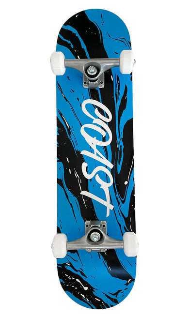 Coast V2 Blue Swirl Skateboard 8.5"