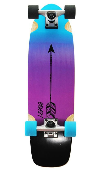 Coast Cruiser Skateboard Arrow Fade 28"