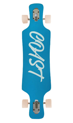 Coast Dreamcatcher Drop Through Longboard White